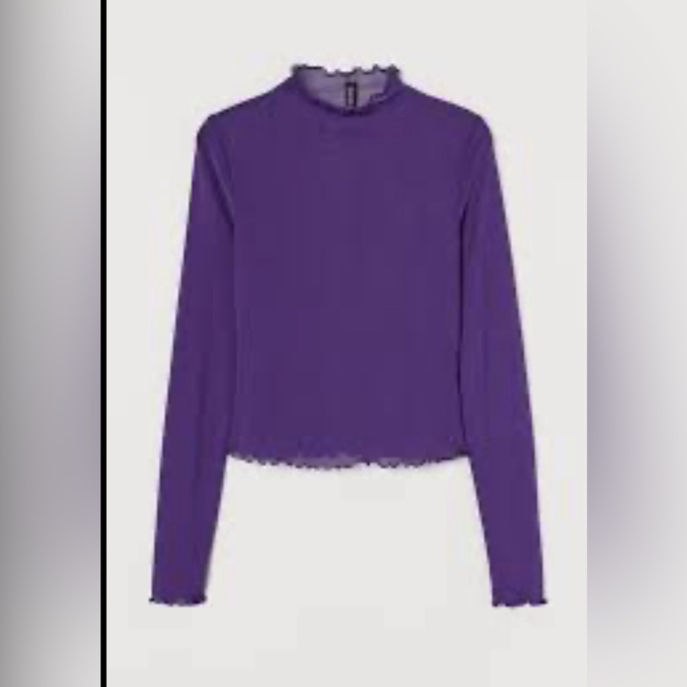 MOCK-TURTLENECK TOP